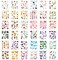Wrapables Pressed Flower Themed PET Stickers for Scrapbooking, Junk Journals, Stationery, Card Making, DIY, Arts and Crafts, Water Bottles, Phones, Laptops (480pcs), 36 Sheets